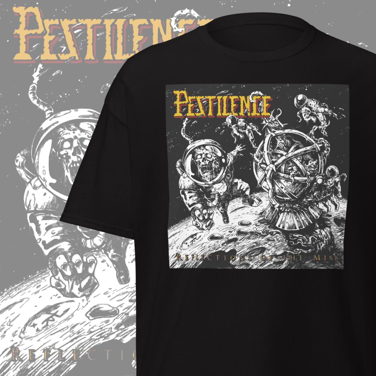 Pestilence T-shirt Death Metal Merch Old School Metal Clothing Gifts for Metalheads S