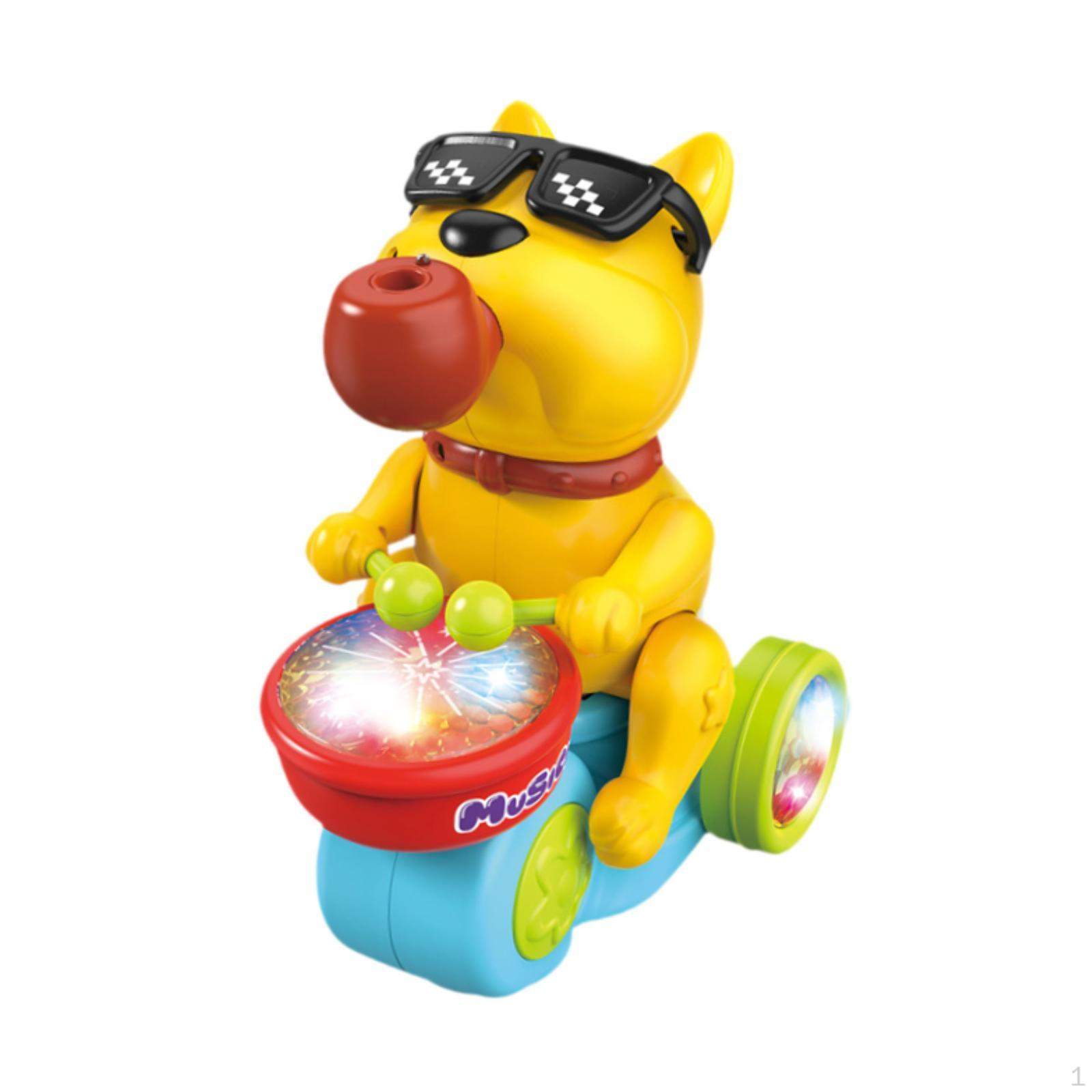 

Игрушка с собакой, забавная подвижная игрушка, интерактивный мюзикл для раннего развития, побуждающий детей жёлтый