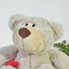 Heart Bear Long Plush Toy - Soft, Huggable Teddy Bear Stuffed Animal Gift