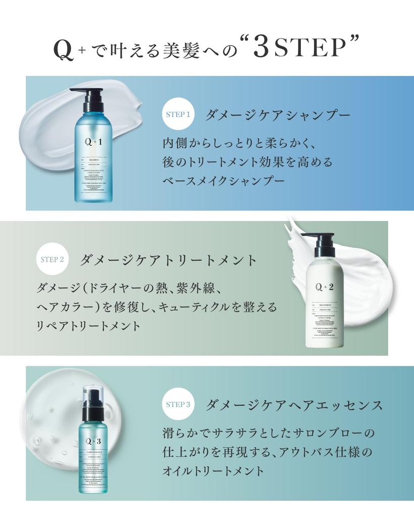 Qualitas Damage Care Salon Exclusive Hair 400g Q+ Treatment, Conditioner, Treatment, Rinse-Off,