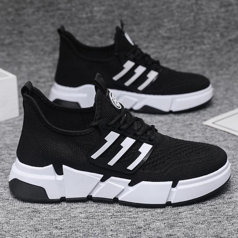 Sneakers Men's Spring and Autumn New Men's Shoes Personalized Fashion Fashion Travel Shoes Breathable Casual Running Shoes