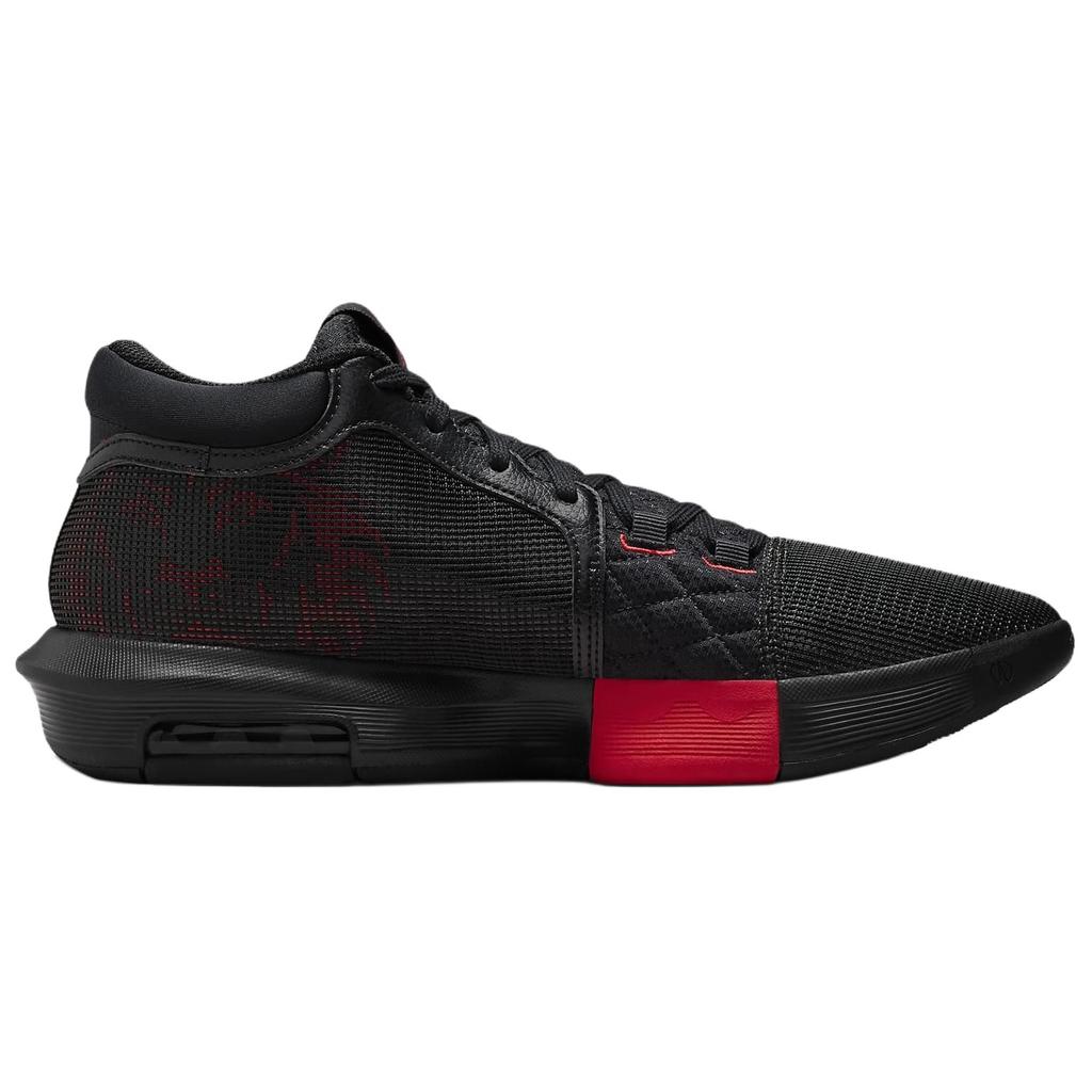 Nike Witness 8 Comfortable Non-Slip Durable Mid-Top Basketball Shoes Men Sneakers Black Red FB2237-005