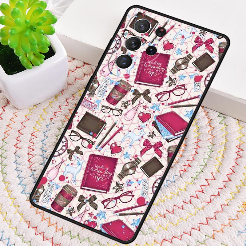 Princess Female Boss Coffee Phone Case For Samsung Galaxy Note 10 Pro S26 S25 S24 S23 S22 Ultra Plus S21 FE S20 Shockproof Cover
