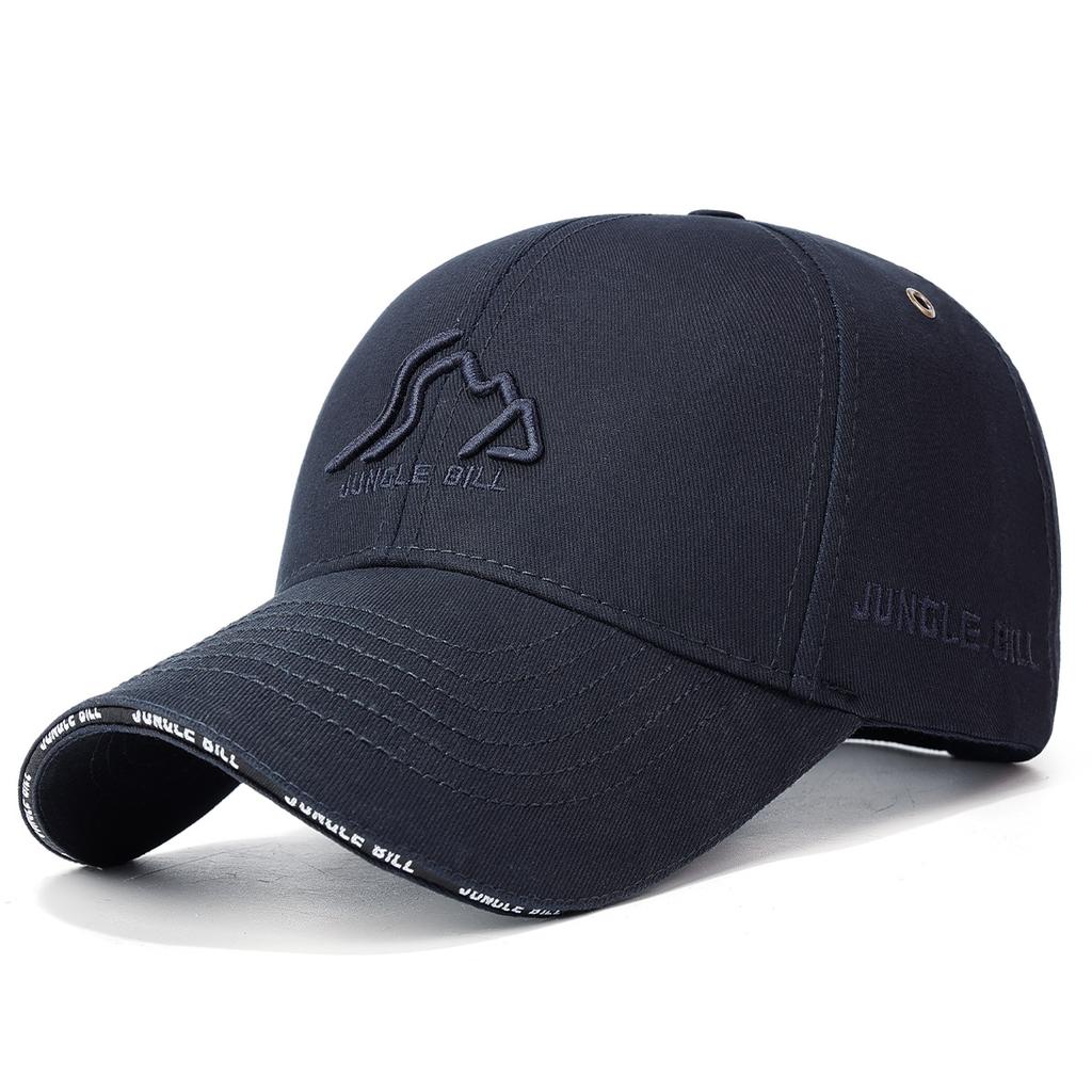 High-quality hard top embroidered baseball cap for men and women, hard top six-panel sandwich with copper eyelets, visor cap
