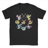 Summer's new  Sleeping Kabi Beast printed men's T-shirt, round neck, 100% pure cotton T-shirt, cute  printed top