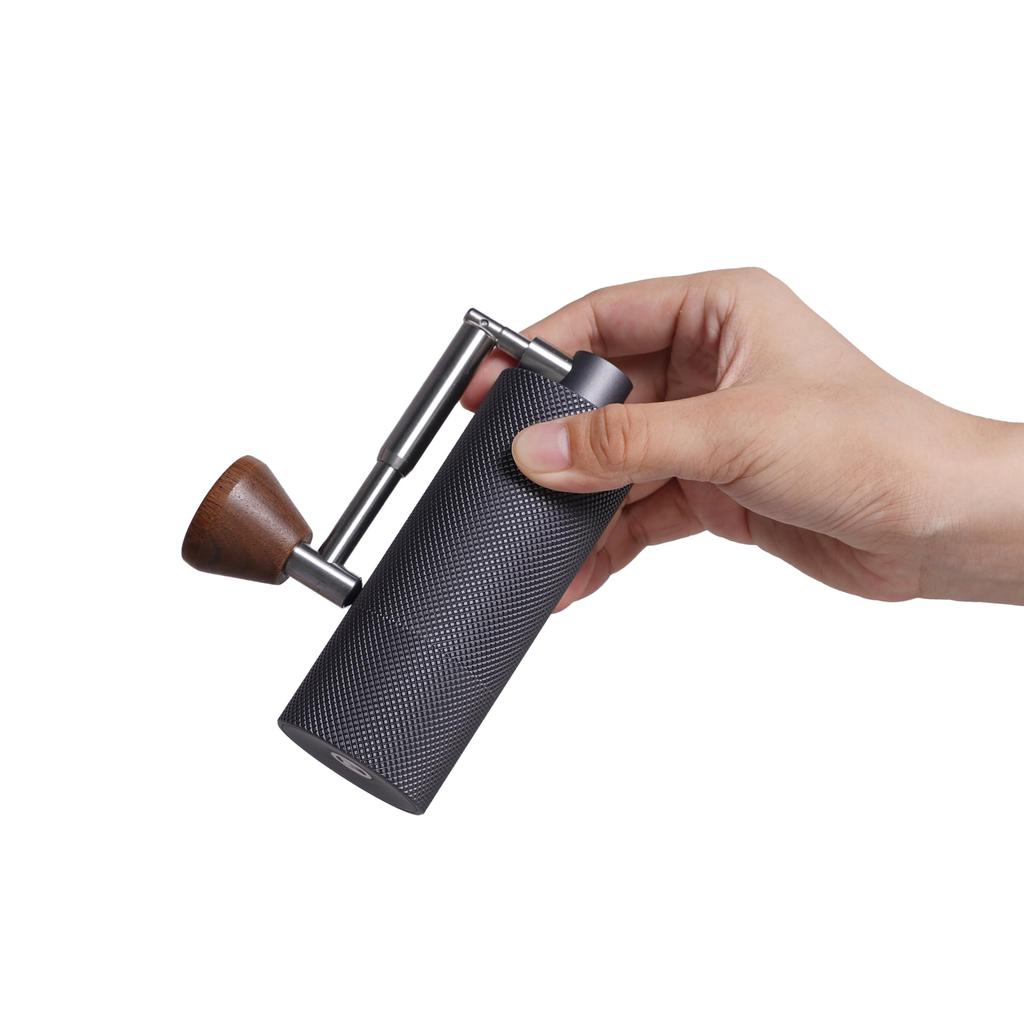 TIMEMORE NANO Manual Coffee Grinder, Compact, All-Metal Stainless Steel Grinding Grinder with Adjustable Coarseness, Foldable Handle, and Brush,