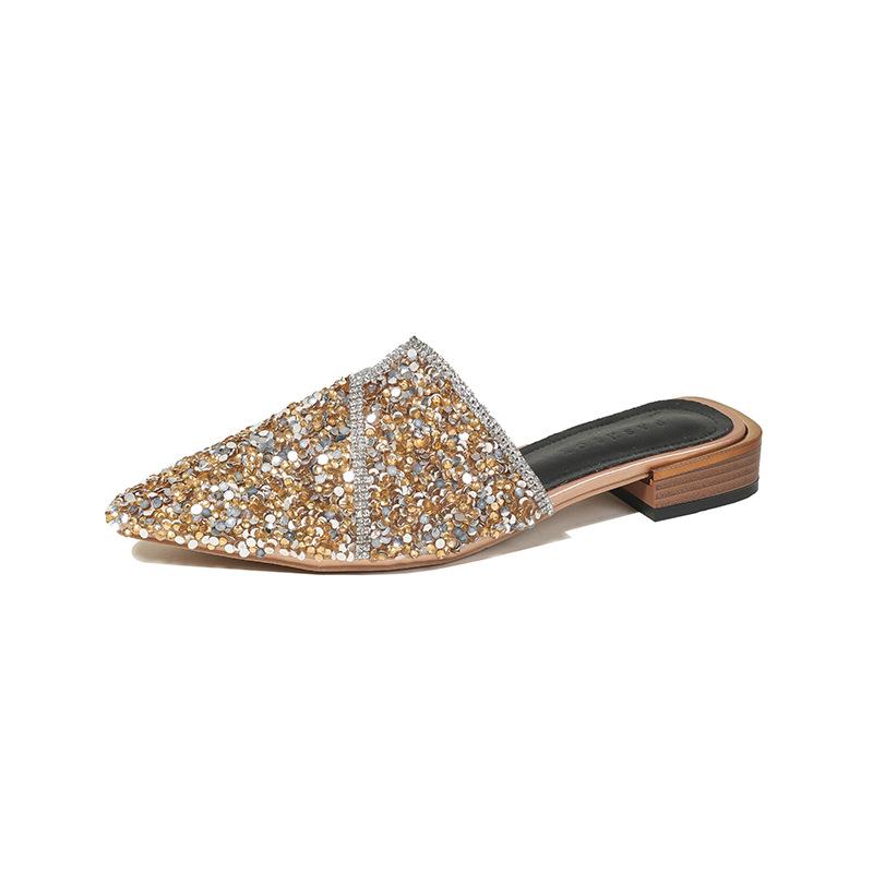 New Pointed-toe High-heeled Flip-flops, Thin-heeled Pointed-toe Women's Shoes