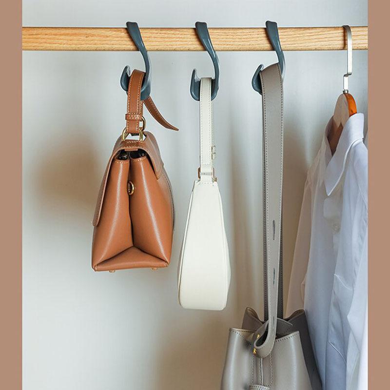 1pcs Wardrobe Bag Hanger Arch with Portable Bag Hanger Tie Scarf Buckle Multipurpose Wardrobe Storage Rack Can Bear 15KG