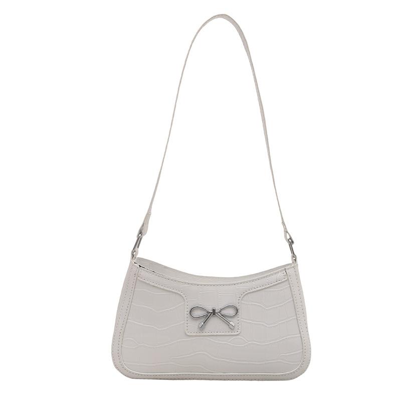 Stone Pattern Women's Commuter Bags -Bowknot Large Capacity Soft Durable Crossbody Casual Fashion Chic Premium Feeling High Value Bags