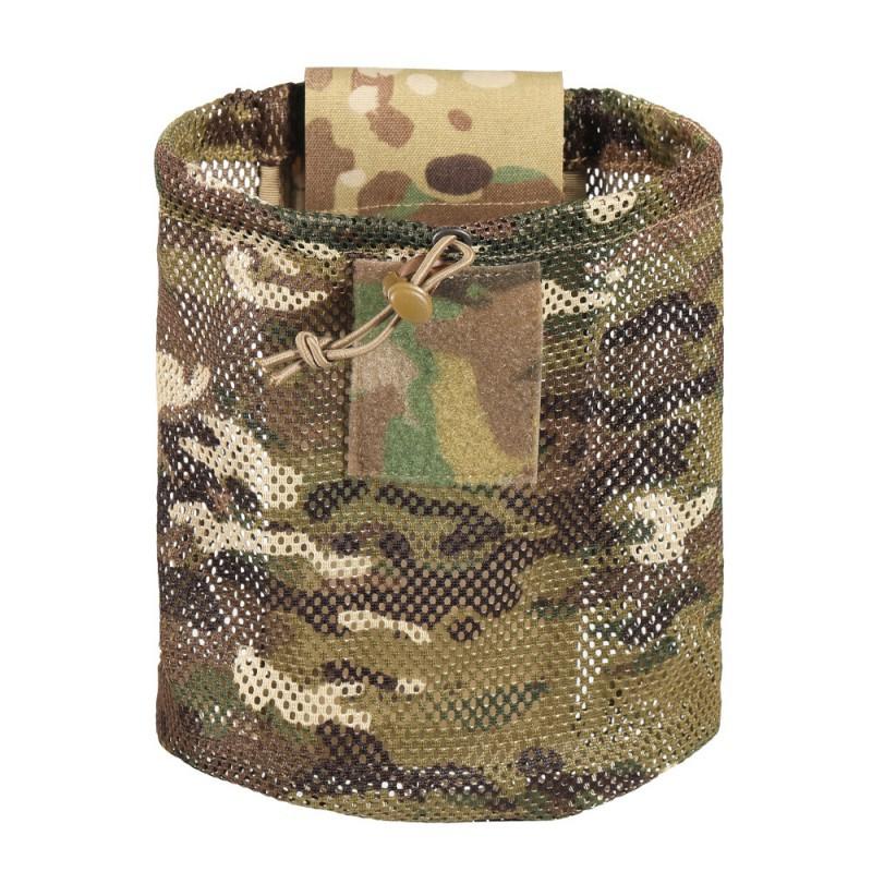Outdoor Folding Mesh Storage Bag Adjustable Drawstring Water Bottle Net Portable Recycling 2640₽