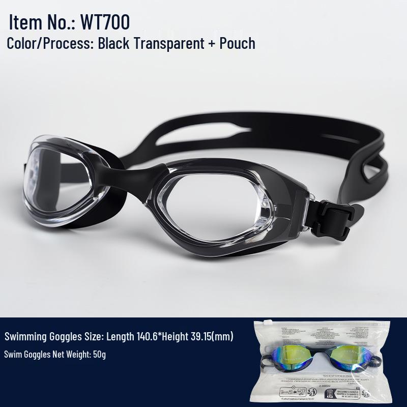 Unisex Professional High-Definition Waterproof Anti-Fog Swimming Goggles Set