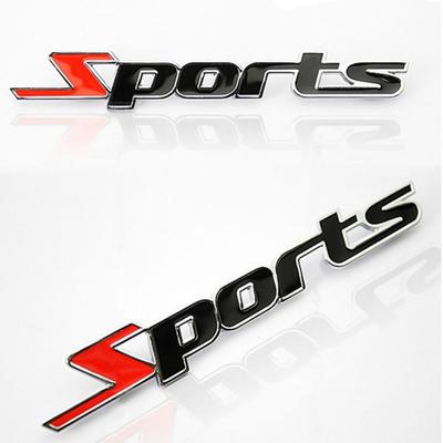 Fashion 3D Metal Sport Logo Car Truck Decor Pattern Badge Universal Sticker