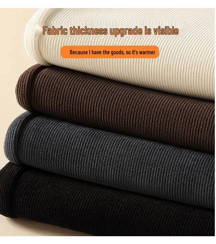 Women's Gray High-Waisted Wide-Leg Drawstring Pants - 2025 Autumn/Winter, Casual, Pear-Shaped Slimming, Hip-Covering.