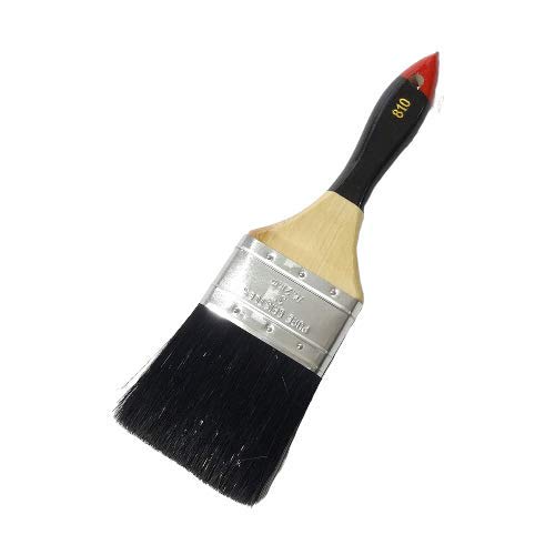 Hakeichi Long Bristle Duster Brush, Luster Brush, Mixed Bristle (Black Pig Bristle and PP), 3-inch, 75mm, 1 Brush