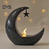 Mini Ramadan Moon Light Ramadan Dekorace Měkká záře Eid Ramadan Light Svíčka Noční stolek