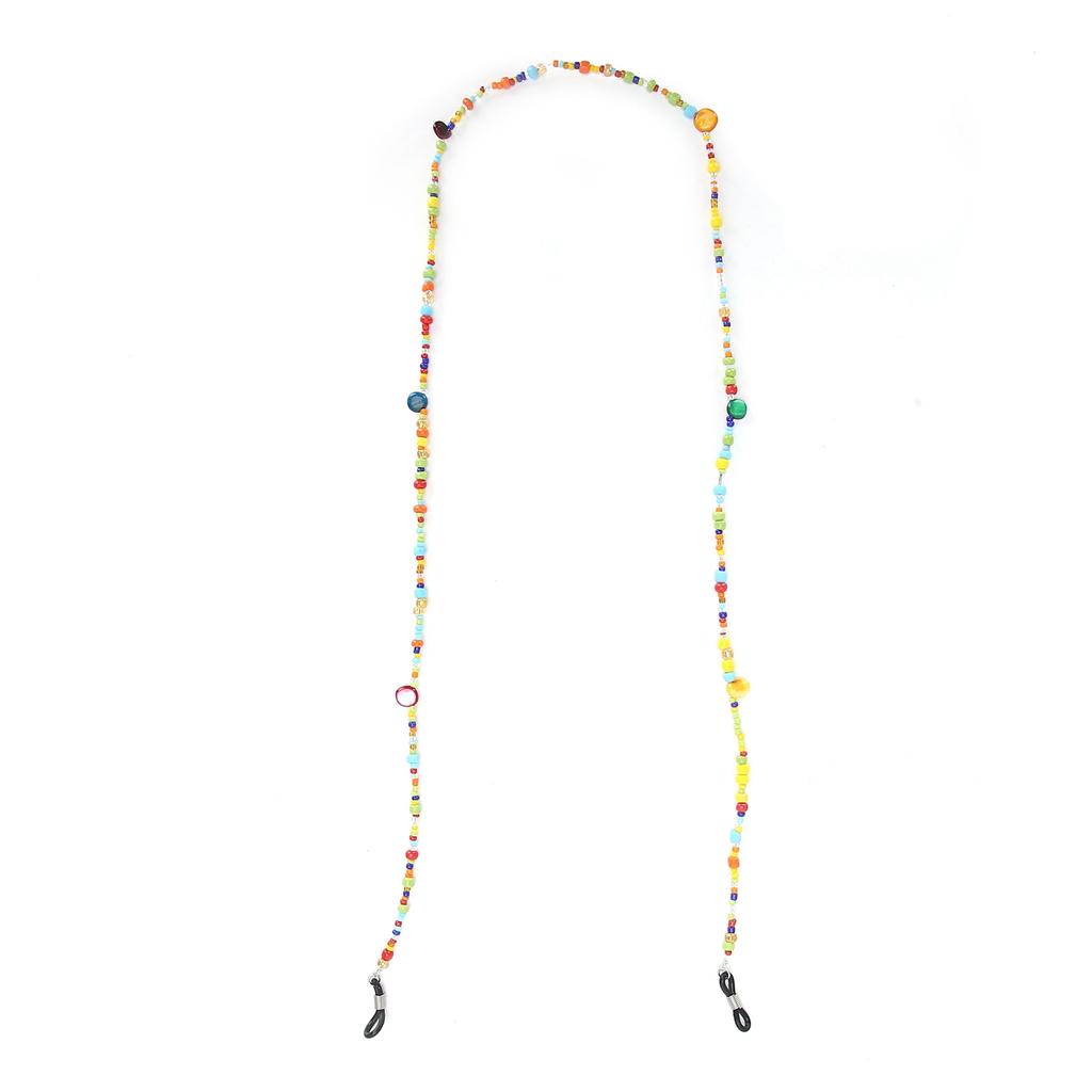 Gemischte Farbe Perlen Brillenkette Exquisites Brillenband Trageband Schmuckzubehör