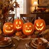 Large Glowing Halloween Pumpkin Decoration for Indoor Outdoor Yard and Store Scene Setup