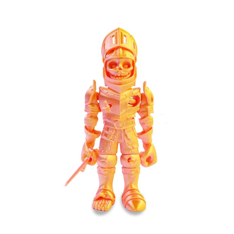 3D-gedruckte Skelett-Actionfiguren Skelett-Ritter-Figuren mit flexiblen Gelenken Sammelbares Neuheitsspielzeug für Kinder Erwachsene Geschenke