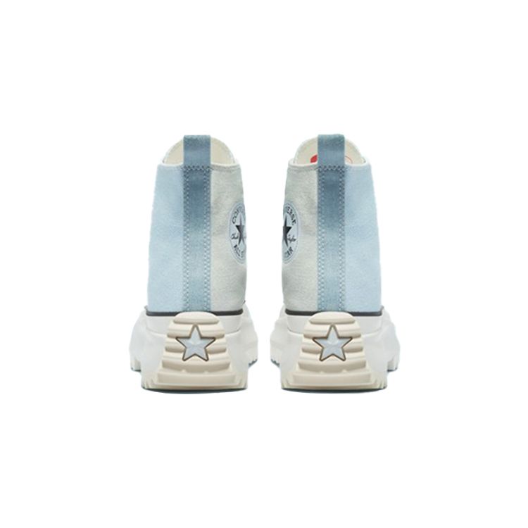 Converse Run Star Hike High Summer Denim - Blue Unisex Sneakers Vintage-White Black 171894C