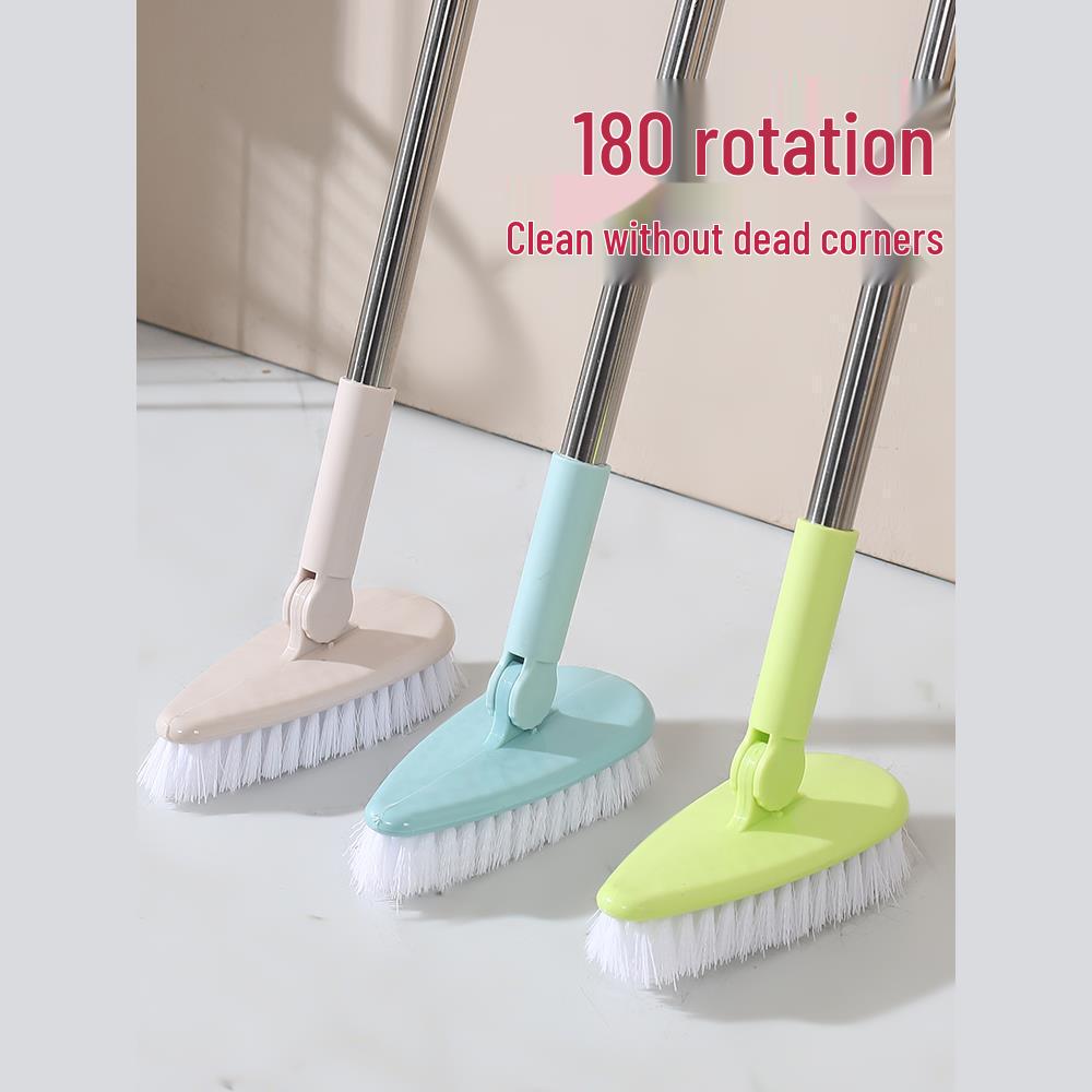 Ergonomic Grout & Toilet Cleaning Brush with Long Handle