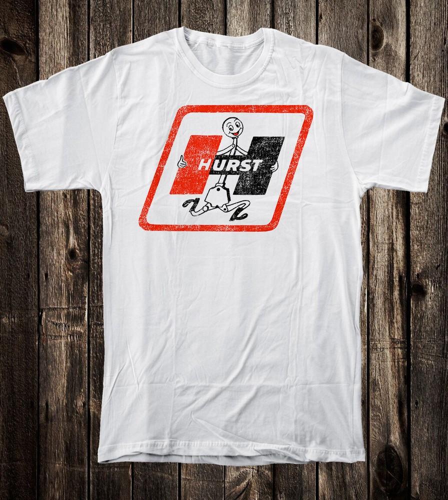 

Hot Rod Tee T Shirt Drag Race Nostalgia Hurst Guy Mascot Floor Shifter 3XL