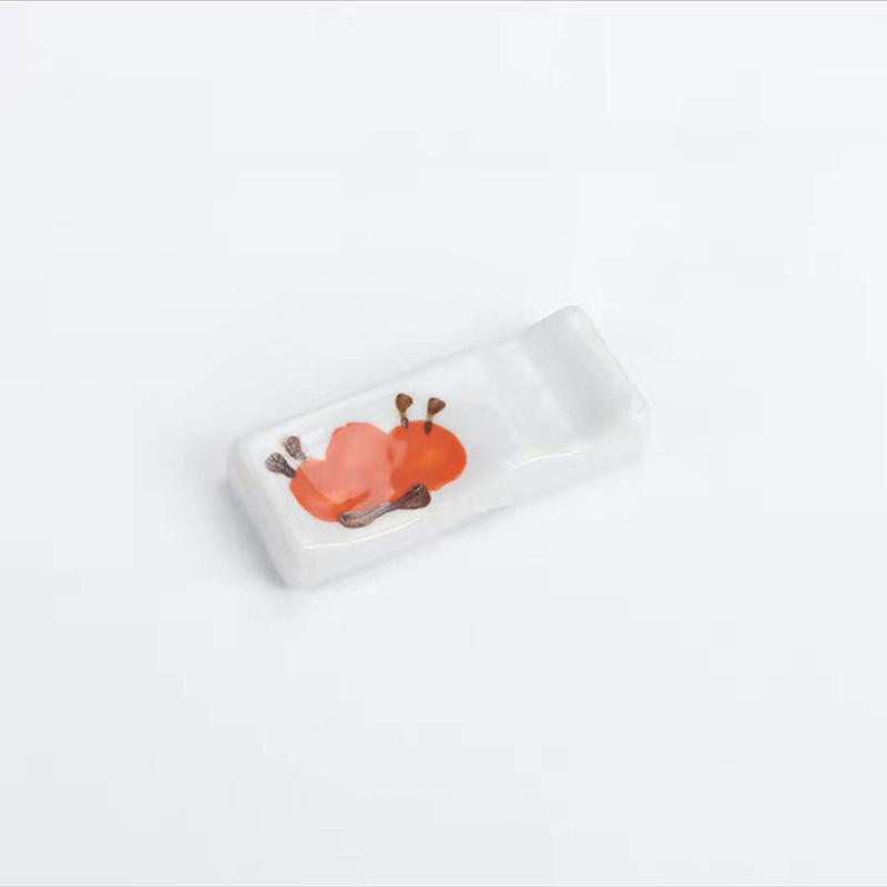Exquisite Japanese Ceramic Chopstick and Spoon Rest for Home and Restaurant