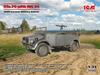 ICM Deutscher Truppentransporter Plastikmodell 35502 1/35 Kfz.70 mit MG34 (Militärfahrzeug)