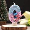Stitching Cartoon Digital Candles Double Color Birthday Party Festival Exquisite Candle Cake