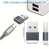 5pcs Portable OTG Data Adapter Mini USB Receiver Adapter USB Type C Adapter  Mobile Phone