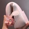 Fashion Children's Beaded Small Flower Leather Shoes Girls Princess Shoes Small And Medium Children Crystal Soft Bottom Dance Shoes