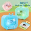 Mini Retro TV Přívěsek na klíče: Lehké a zvukové kreslené přívěsky pro děti