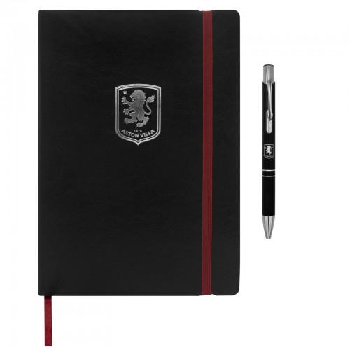 Aston Villa FC Crest A5 Notebook & Pen