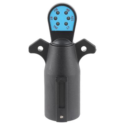 12V 7pinový kabel pro zapojení světel přívěsu, obvod, zástrčka, zásuvka, tester pro auto přívěsy