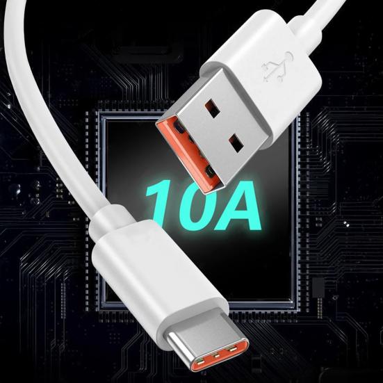 10A 120W Type Charging Durable Copper Wire Data Cord C Cable Fast USB C Charger