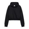Official Women S Pierce Knit Crop Hoodie Tr