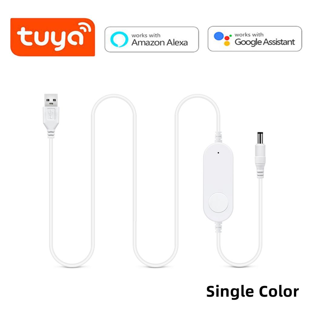 DC12V-24V Tuya SmartLife WIFI Controller,USB 5V LED Controller, Single Color/RGB LED Strip Controller Dimmer Lamp Switch Control