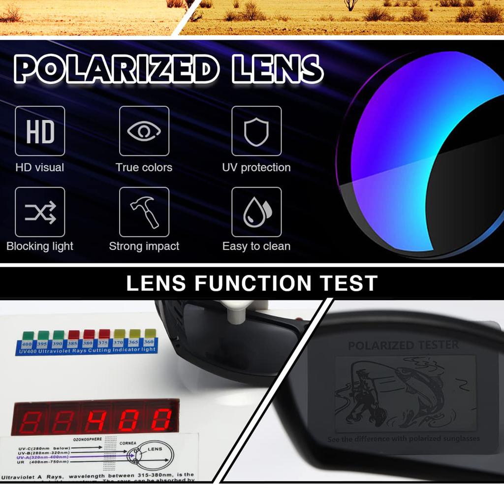 2er-Pack Sport-Sonnenbrillen für Herren, modisches Design, UV400-Schutz, geeignet zum Radfahren, Laufen, Autofahren, Klettern und Angeln.