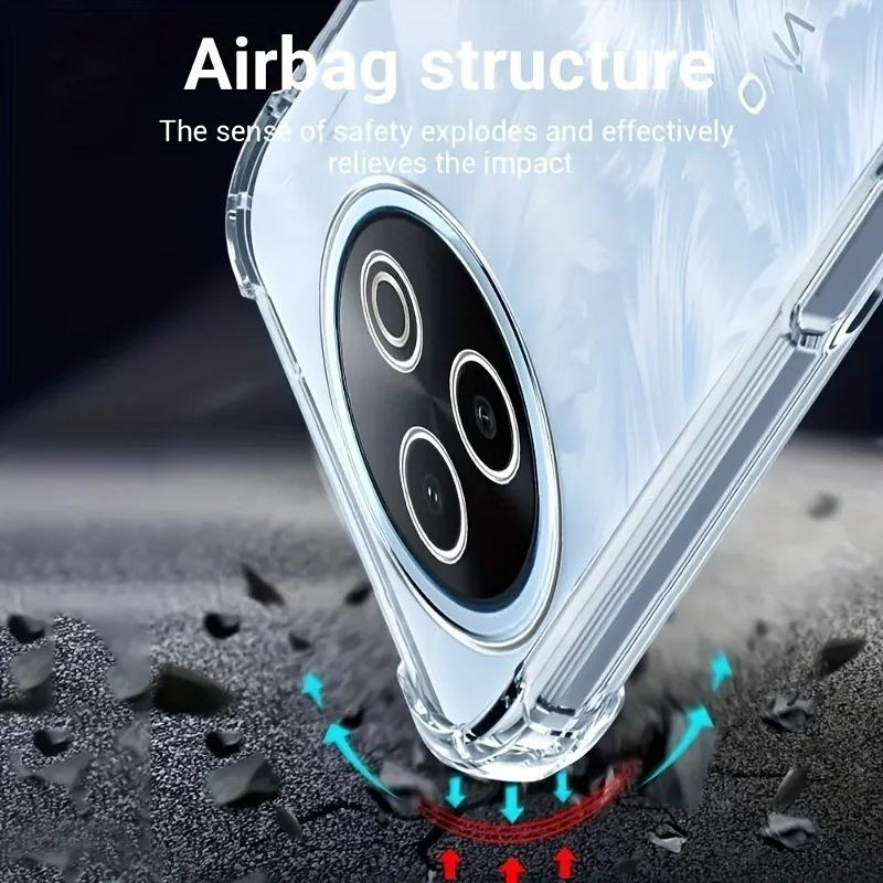 EUCAGR For Transparent Phone Case For Vivo Y300I Soft Silicone For Vivo Y300T Y300 Pro Plus 5G Back Cover Clear Case