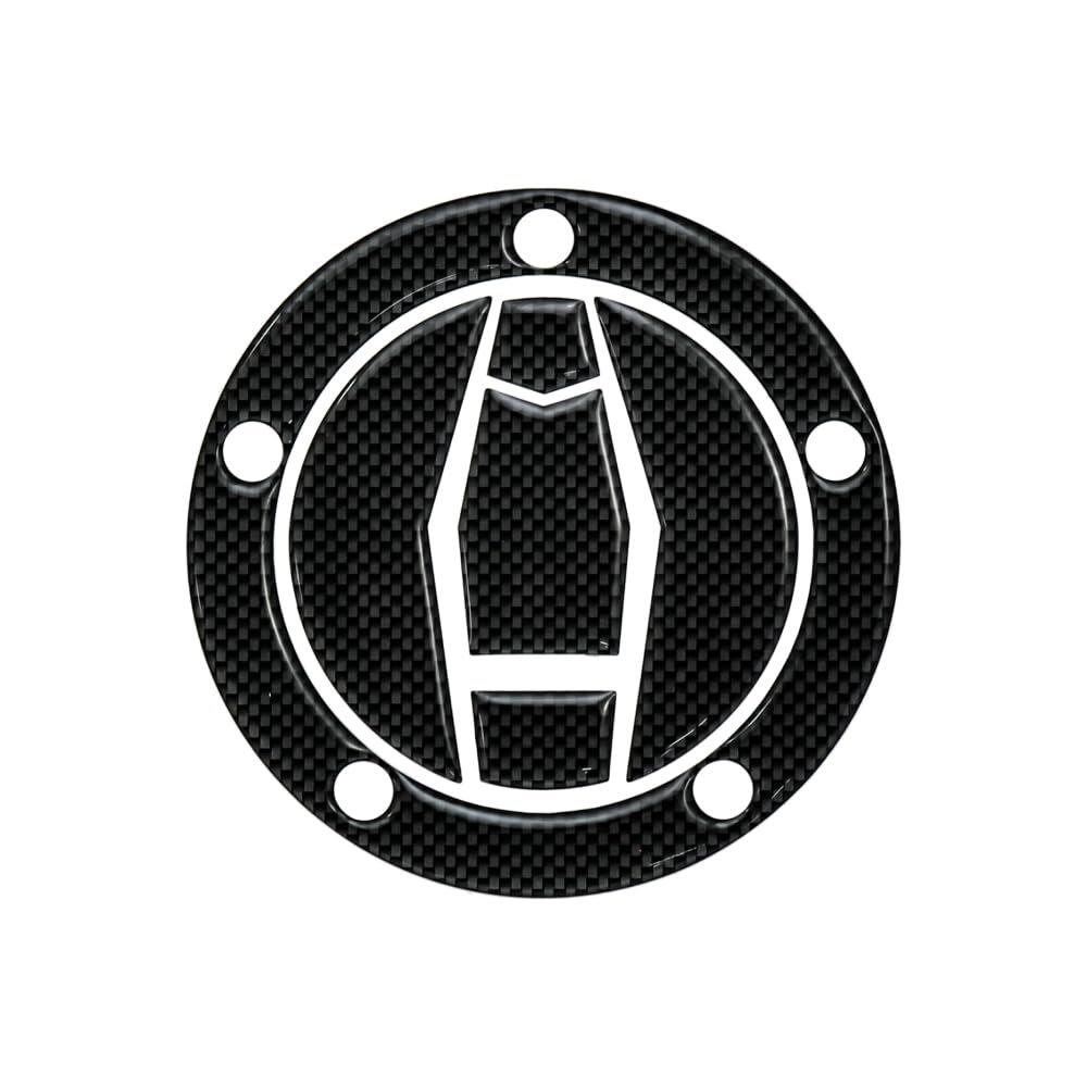 MADMAX Carbon Look Motorcycle Tank Cap Sticker Protective Decal for Kawasaki Z900RS CAFE ZX-10R Ninja H2 H2R SX SE