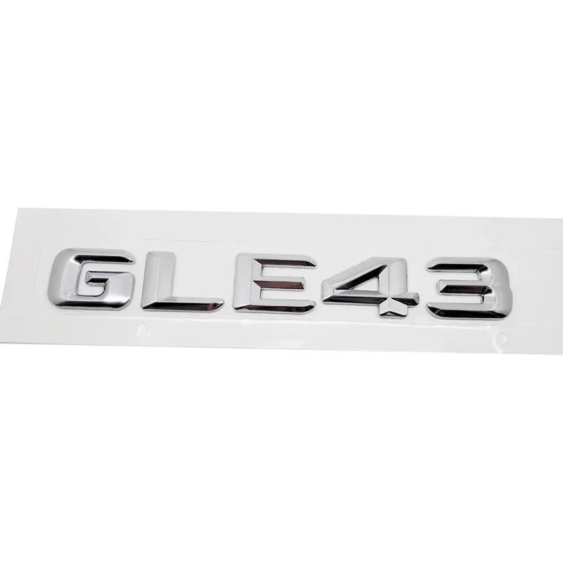 3D Car Rear Trunk Sticker Tail Number Emblem for Mercedes Benz GLE43 GLE63 GLE300 GLE320 GLE350 GLE400 GLE450 GLE500 GLE550