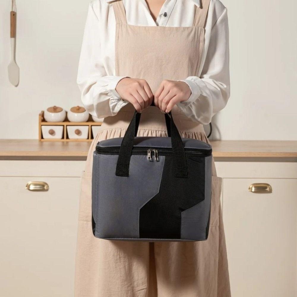 Izolační taška s velkou kapacitou Vodotěsné tašky na uskladnění potravin Přenosná termotaška na jídlo Kancelář