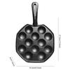Poêle à griller Takoyaki 12 trous, antiadhésive, pour poulpe, ustensile de cuisine