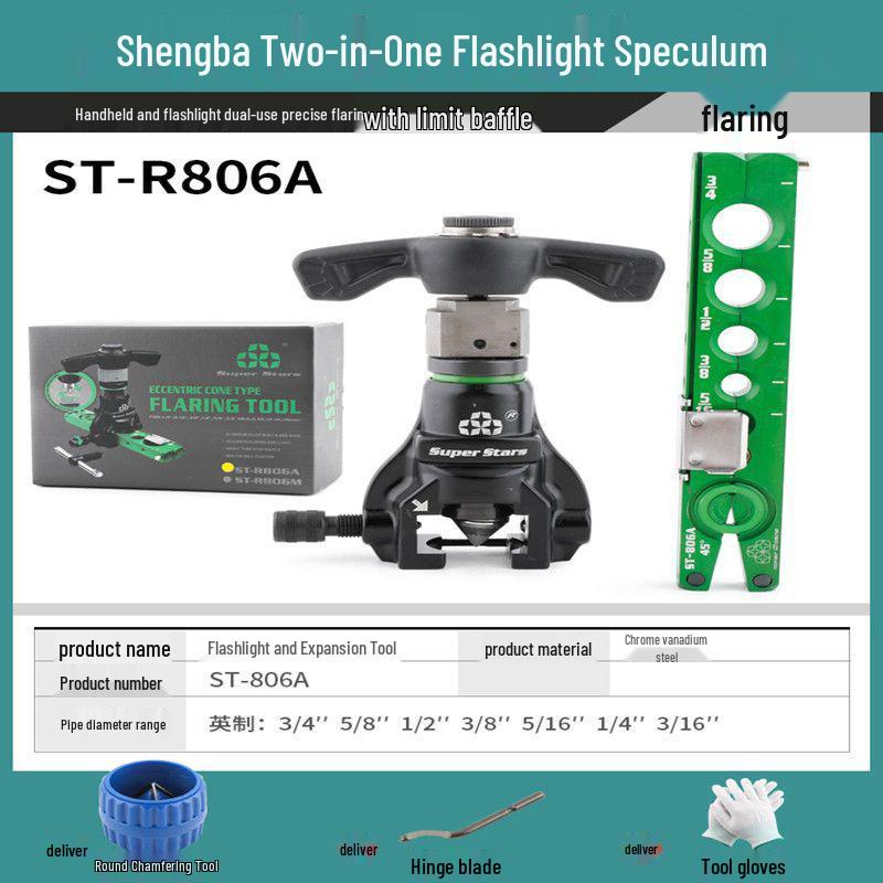 Great Sage WK-806FT Precision Eccentric Pliers & Copper Pipe Expander - Flaring Tool for AC & Refrigeration