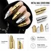Fingertip Cover Nail Cover Ring Gold or Silver Fingernail Ring Gifts Finger Ring  for Men and Women