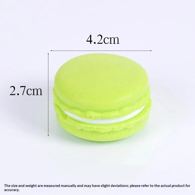 Artificial Macaron Simulation Food Models Lifelike Texture Assorted Styles for Holiday Party Decor Home Desktop Ornament Gifts