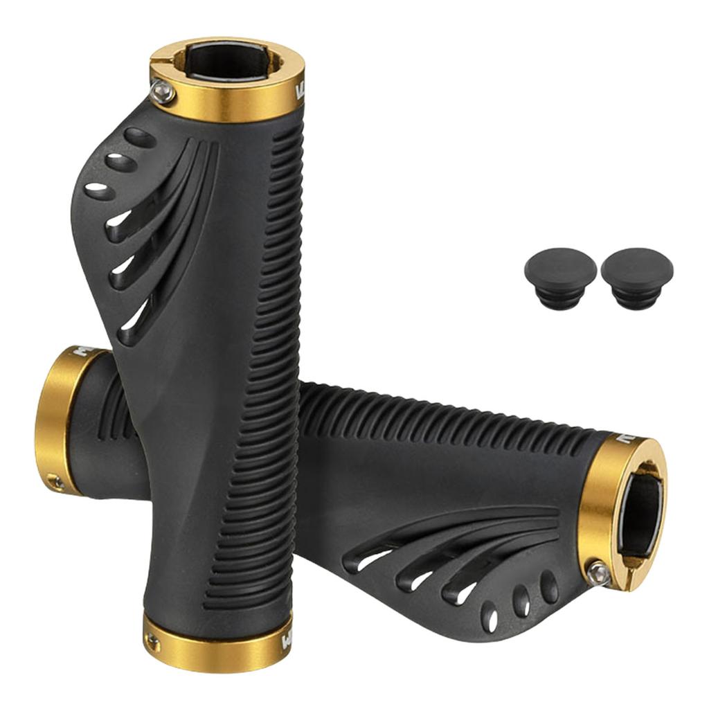 1pair Mountain Bike Handlebar Grips Double Locks on Bicycles Handlebar Grip Nonslip Bilateral Locks Cycling Handle Grips