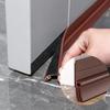 1pc Reusable Door Seal Strip Self-adhesive Removable Wind and Dust Proof Under Door Gap Weather Strip Soundproof Tape