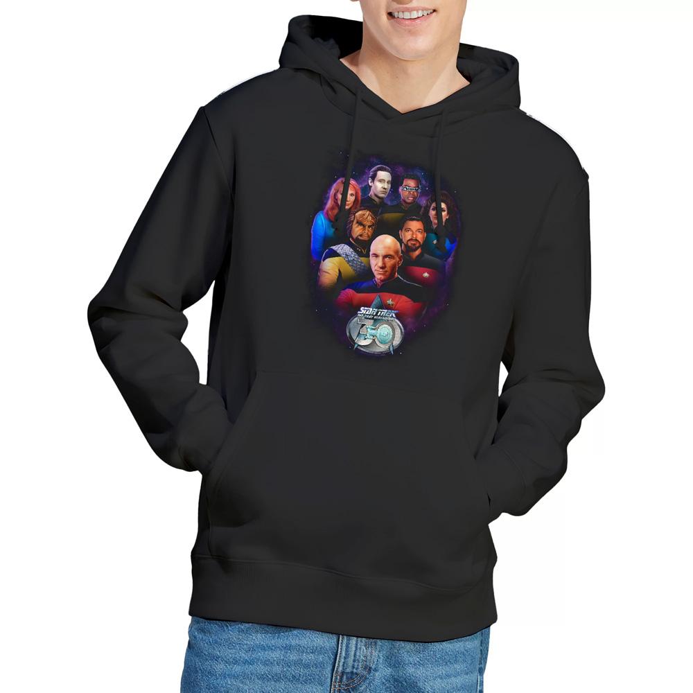 STAR TREK Mens 30 Crew Hoodie