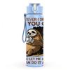 1PC Grumpy Bear Funny Sarcastic Quote 750ml Color Plastic Sports Water Bottle Leakproof Flip Straw Lid Suitable for Sports Office Home Use