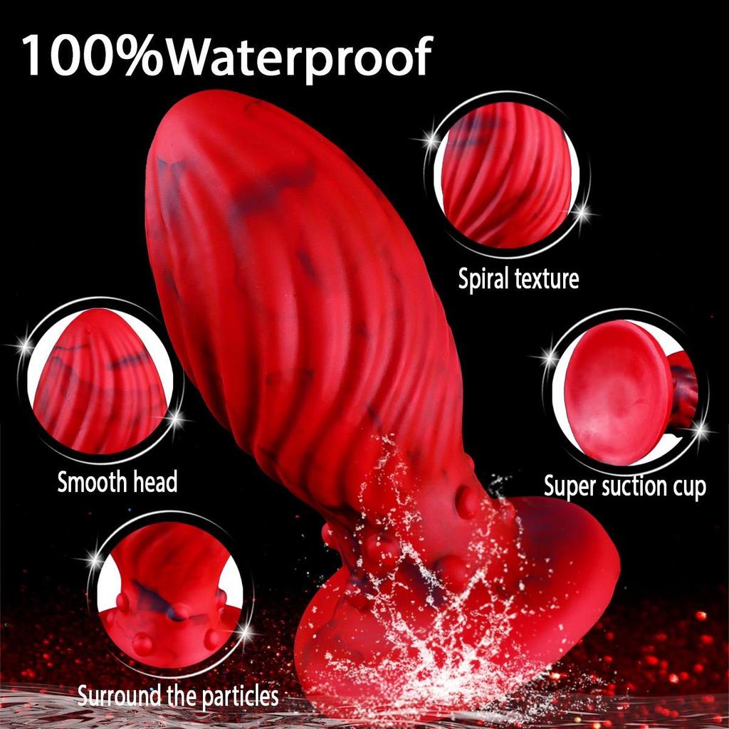Super Big Beads Anal Plug Soft Silicone Huge Butt Plug Dilator Anal Massage Spiral Anal Toys Masturbation Sex Toy For Women Men